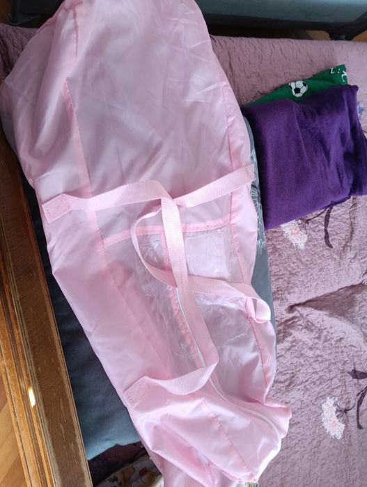 Pătuț Roz plieabel