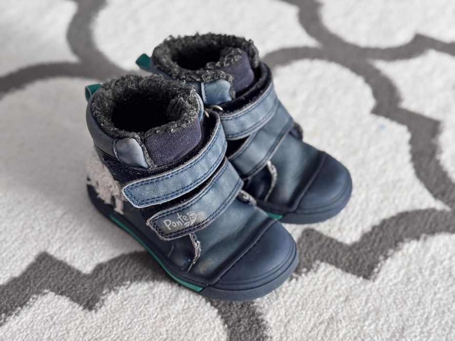 Ghetute iarna copii, cu supinatie, imblanite marime 24