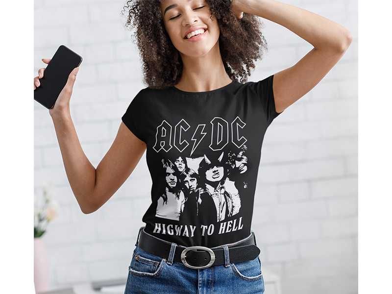 Дамска тениска AC/DC 9 модела всички размери