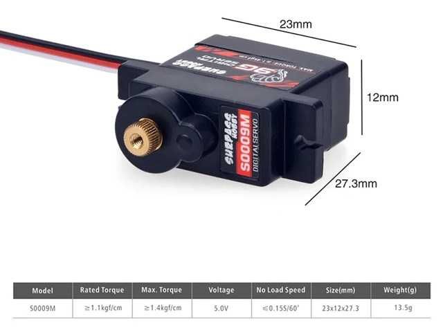 Микро Серво мотор за RC модел