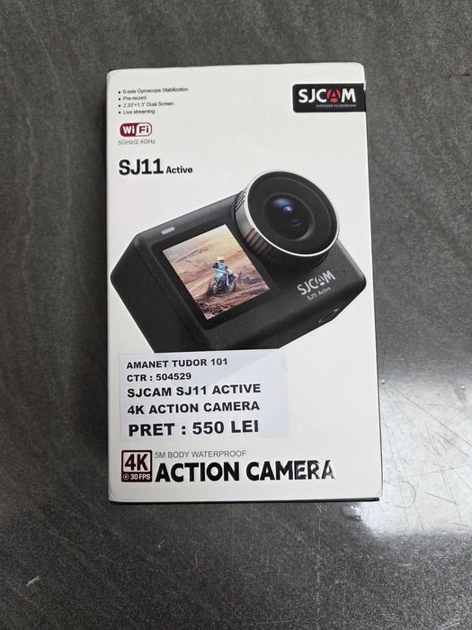 Camera Sjcam SJ11 Active 4K Action camera la cutie