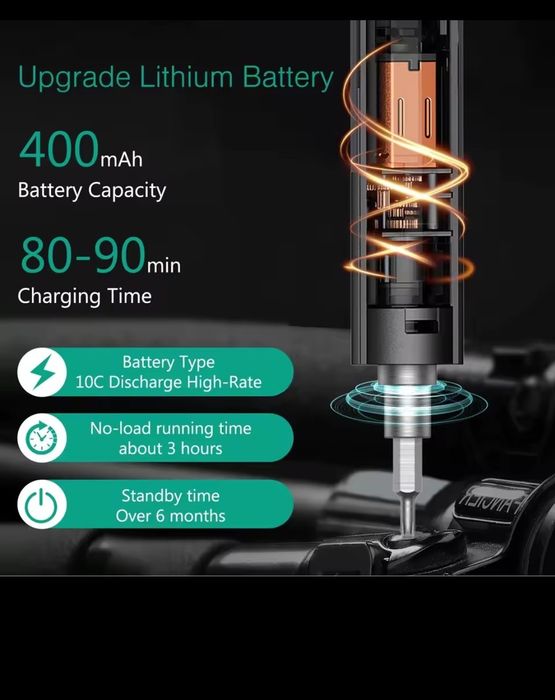 Șurubelniță electrica de precizie cu afișaj