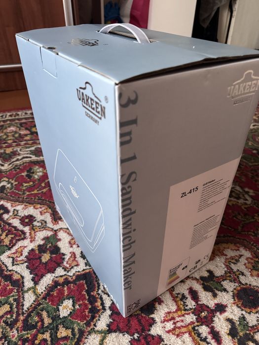 Uakeen вафельница новый 3в1 (тостер)