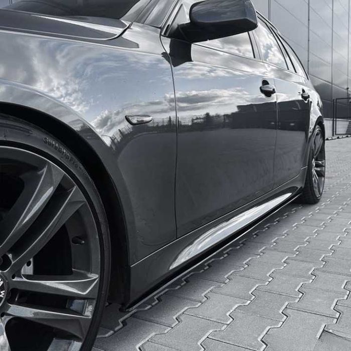 Set Extensii Prelungiri Praguri Laterale Dedicate BMW E60 E61, Lucios