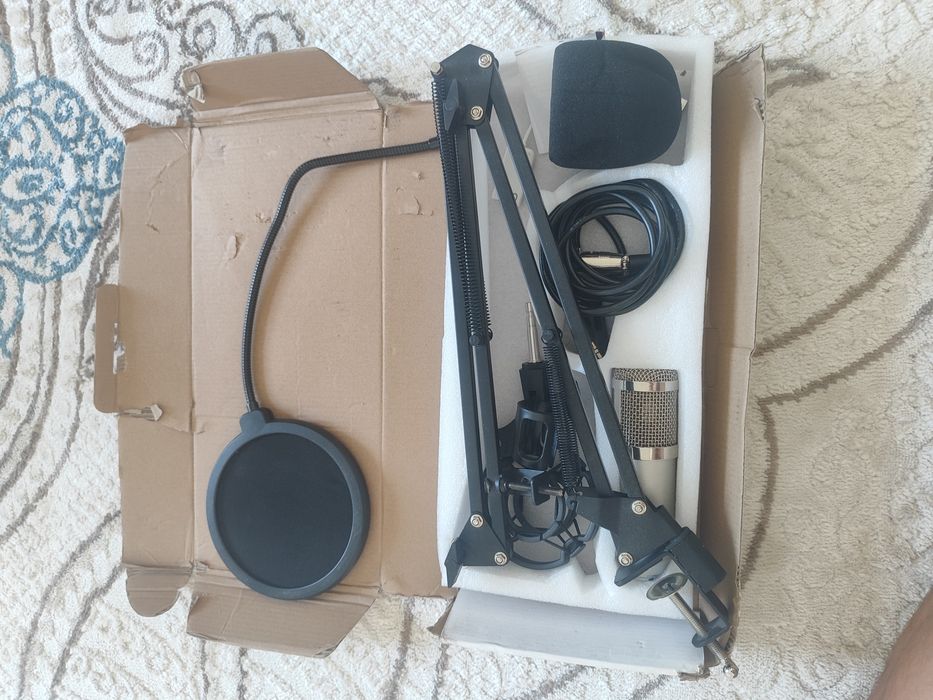 Professional Condenser Microphone толық жинағы