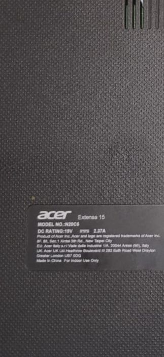 laptop acer extreme 15 EX215-54