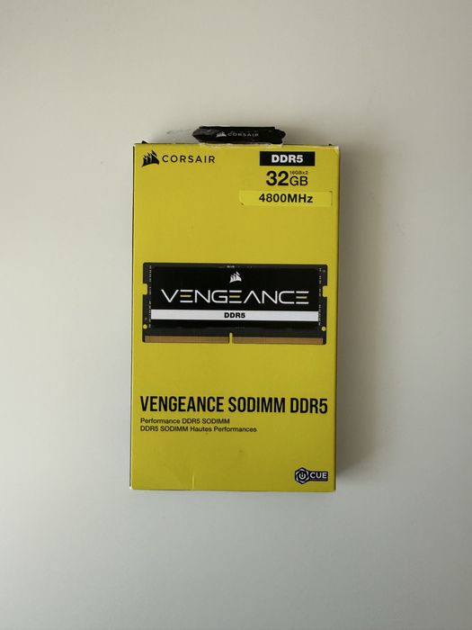 Memorie RAM SO-DIMM (laptop) Corsair Vengeance DDR5 32GB (2x16) 4800 MT/s MHz