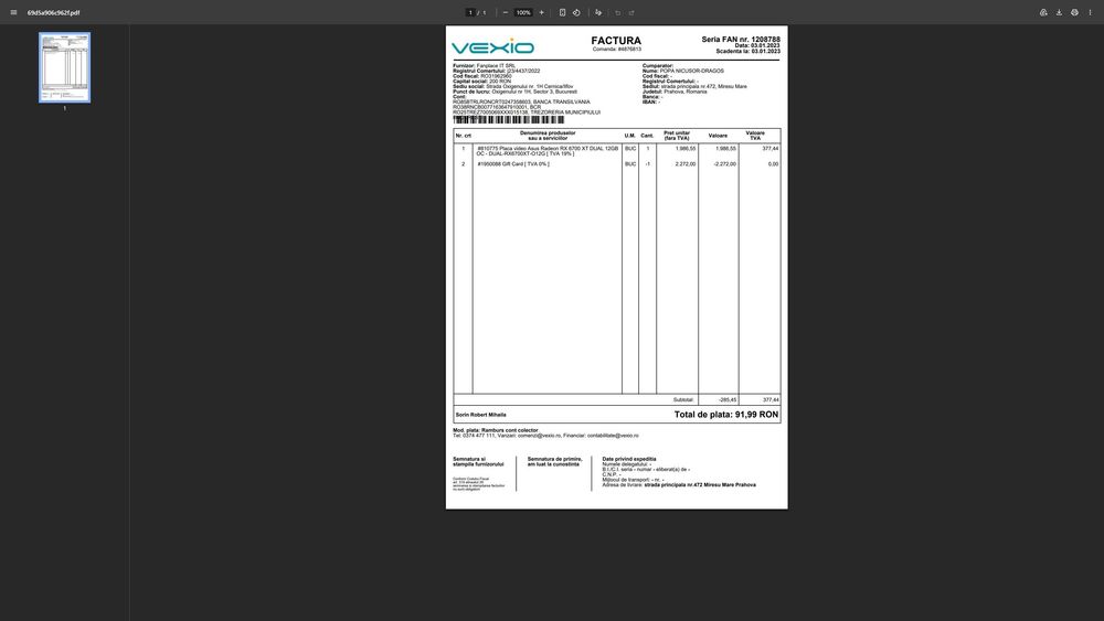 Placa video ASUS AMD Radeon RX 6700 XT Dual O12G 12GB gddr6 192bit