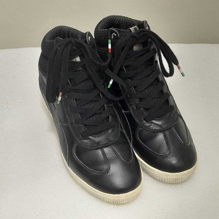 Puma & Ferrari сникерсы кроссовки на танкетке 38р