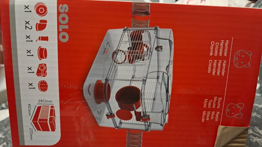 Cușcă hamsteri Zolux Rody 3 Solo – aproape nouă