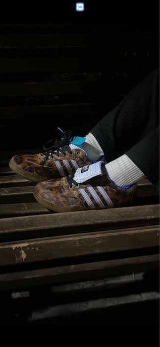 Adidas Samba Wales Bonner Leopard- Стильные кросовки