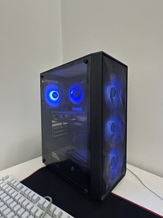 продаю игровой компьютер ryzen 5600+ rx6600