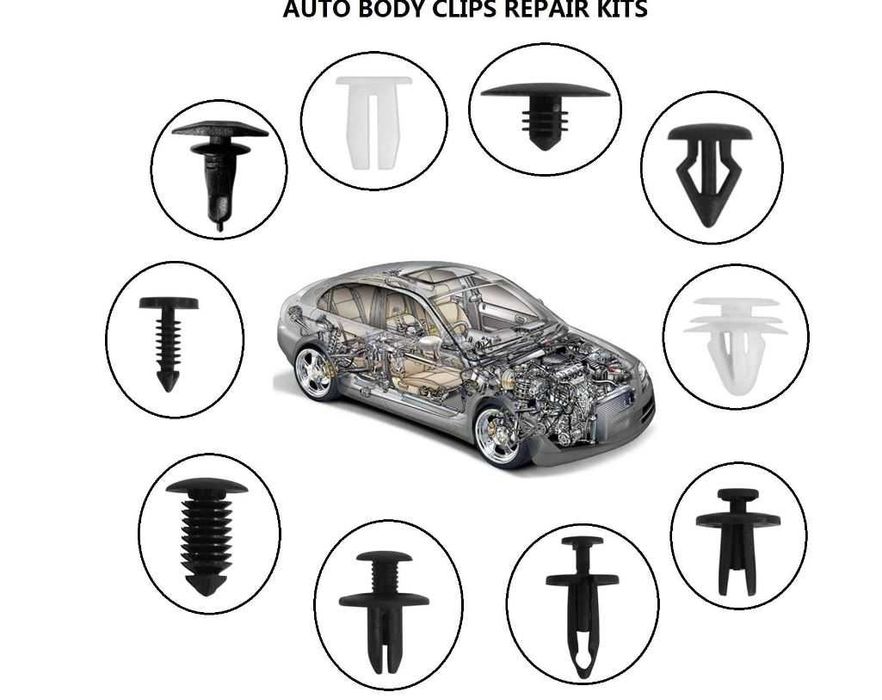 Универален комплект щипки 421 бр за автомобил Кори Лайсни Панели Табло