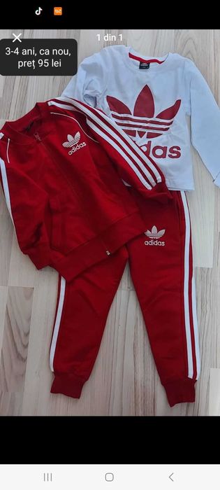 Trening Adidas 3 4 ani