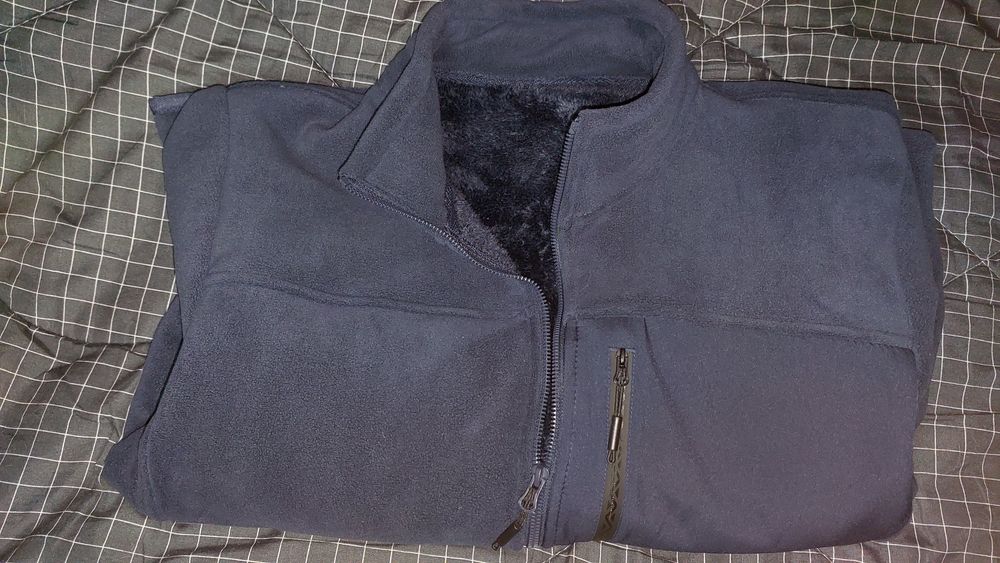 Тёплая флисовая кофта с начёсом, 50–52, новая