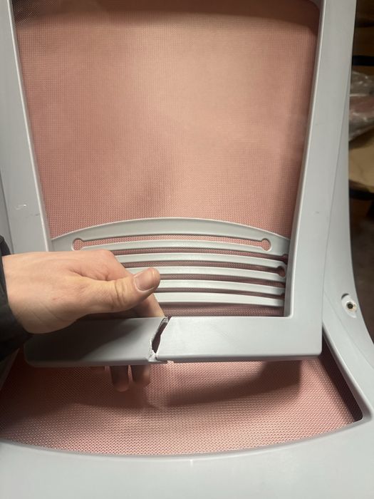 Scaun de Birou, Dr.Home Pixy XL, Cadru Otel, Mesh – Roz