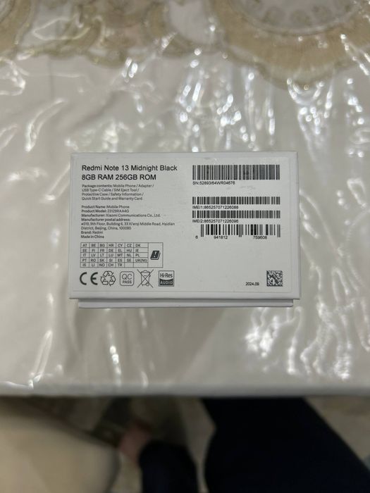 Redmi note 13 8/256 xolati ideal