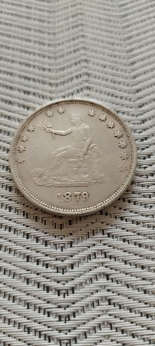 1 Американски търговски долар. Стари монети/LIBERTY