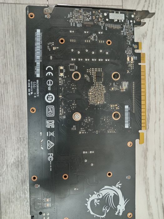Видеокарта GTX 1650 MSI 4GB