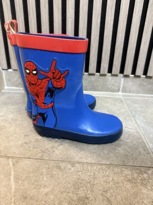 Cizme de ploaie H&M, Spiderman, marimea 28