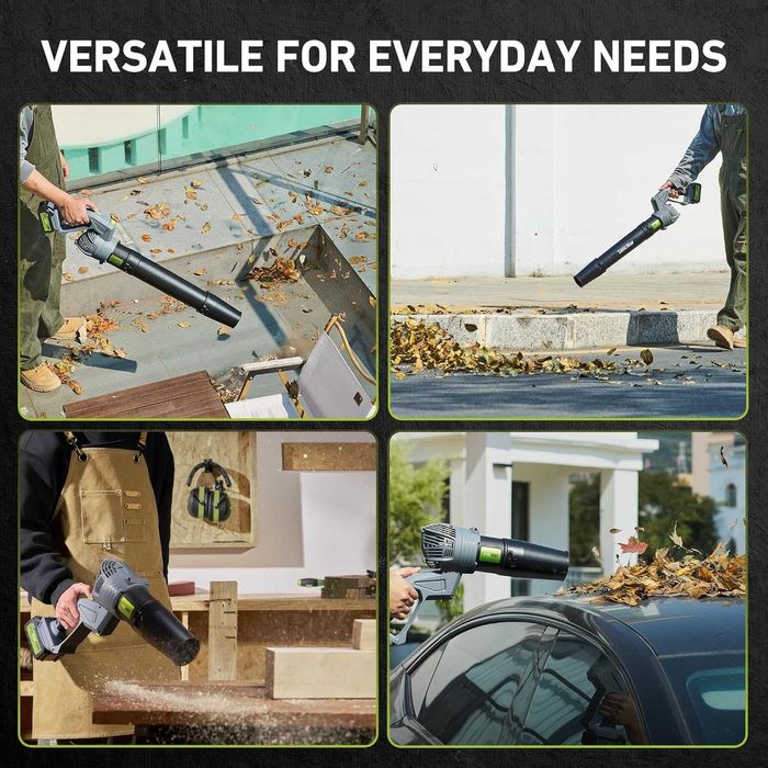 Аккумуляторная электрическая беспроводная воздуходувка TaskStar 15,5м3