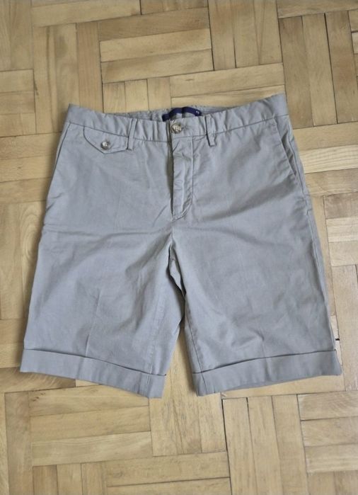 Pantaloni scurți lux bărbați, Incotex, Bumbac Royal Batavia - 46/ XS