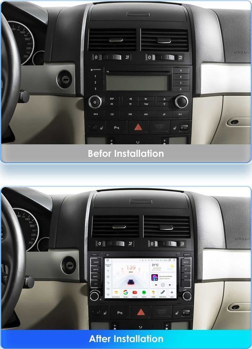 Volkswagen Touareg 2004 - 2011 7" Мултимедия Навигация Android