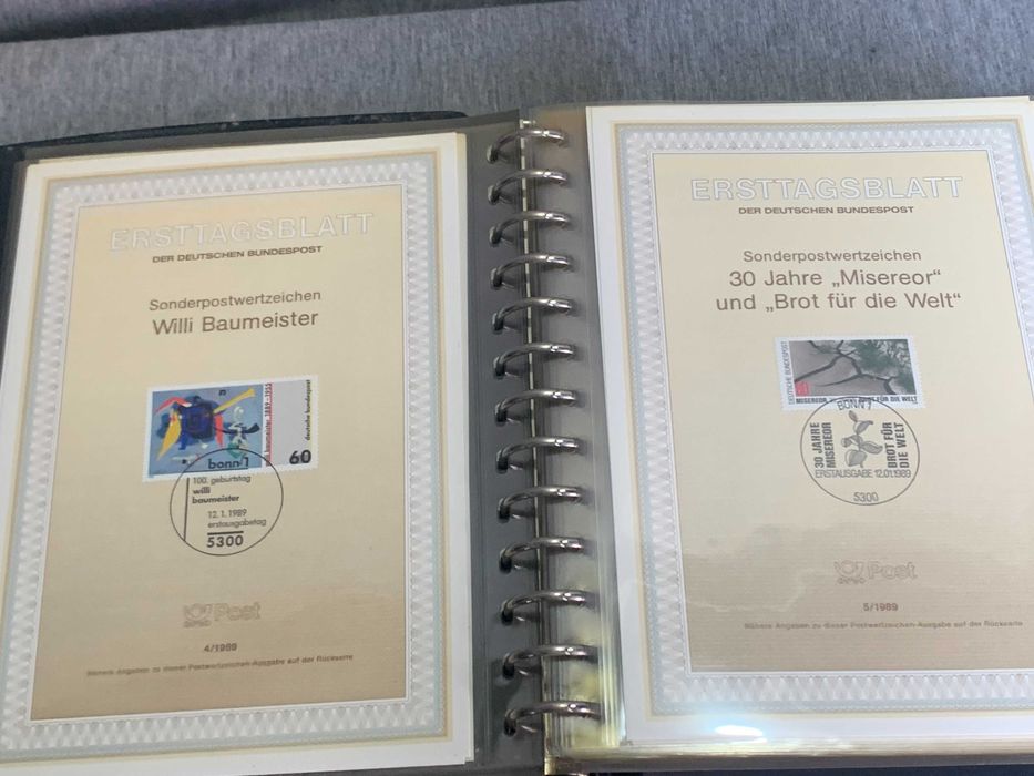 луксозен класьор Германия Първи лист 89-90г