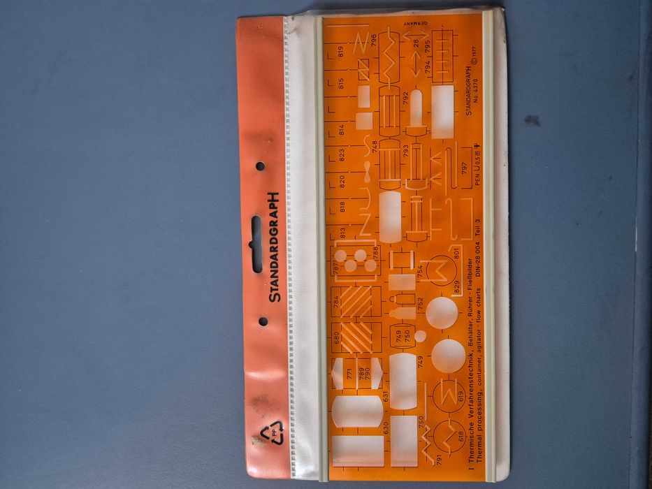 Ocazie ! Set 5 buc. Sabloane de desen tehnic Standardgraph. Germania