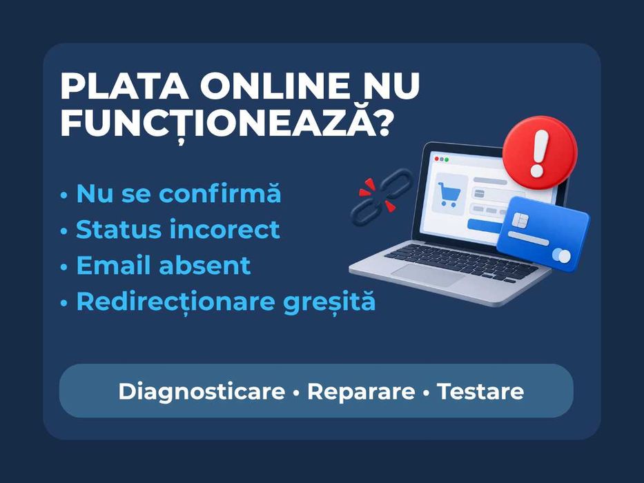Integrare plăți online WordPress / WooCommerce – NETOPIA, Stripe, PayU