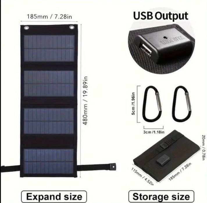 Panou solar portabil!
