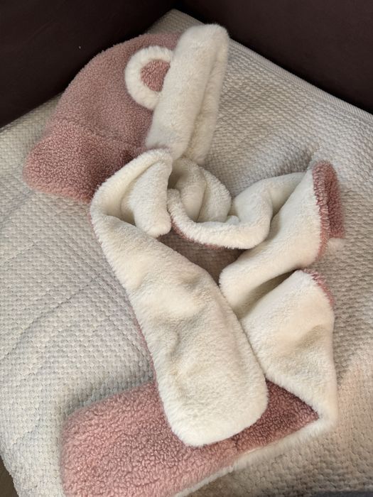 Шапка -мишка для девочки