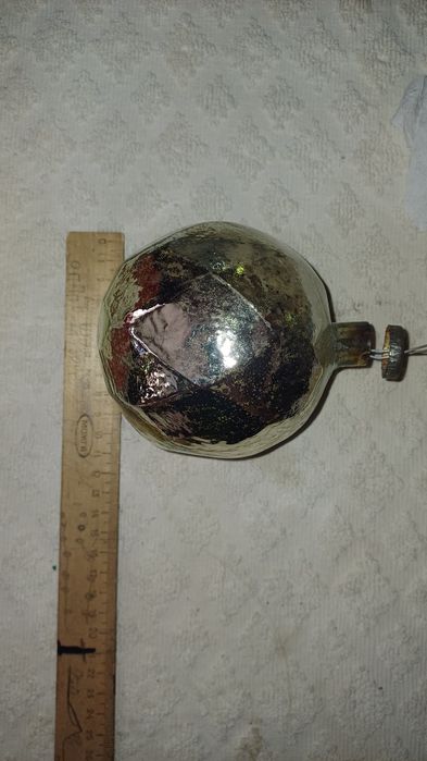 Елочные ёлочные игрушки СССР из стекла стекляная подвесная