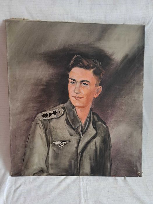 tablou soldat pictura pe panza 65/74 cm