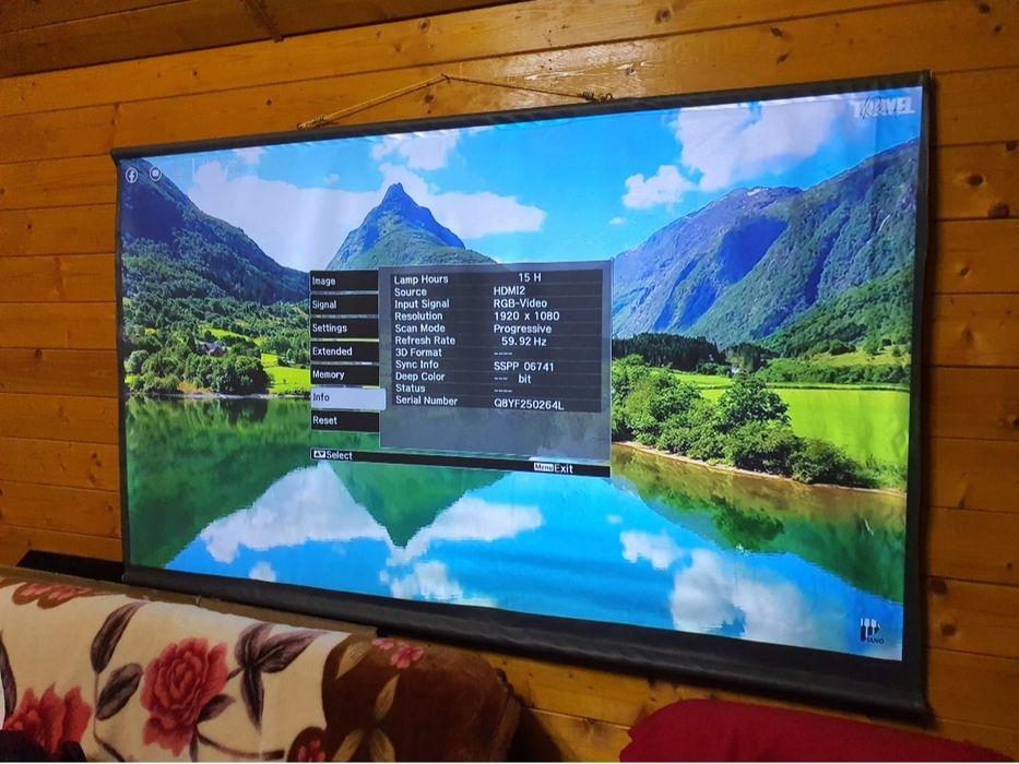 Panou pentru videoproiectoare