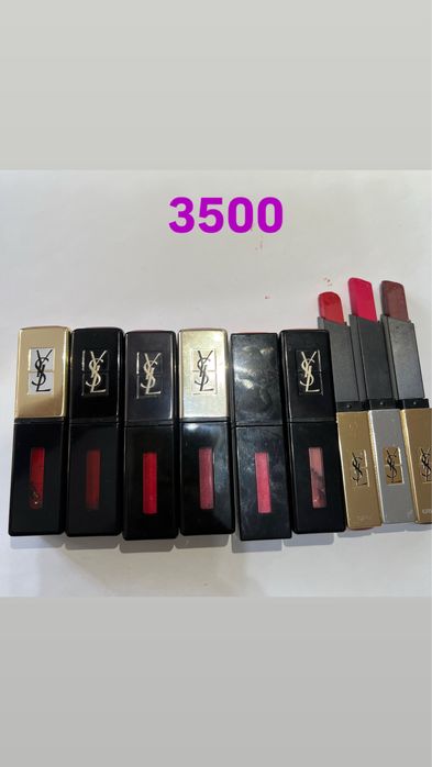 Помады Dior,YSL, Lancome, Guerlain и др.