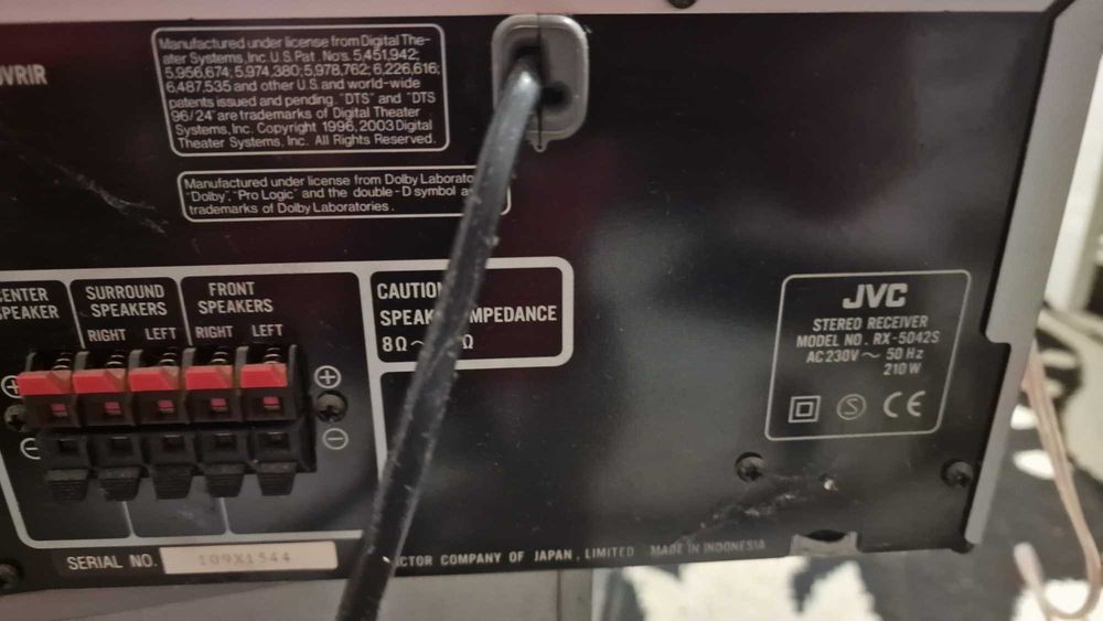 JVC стерео ресийвър