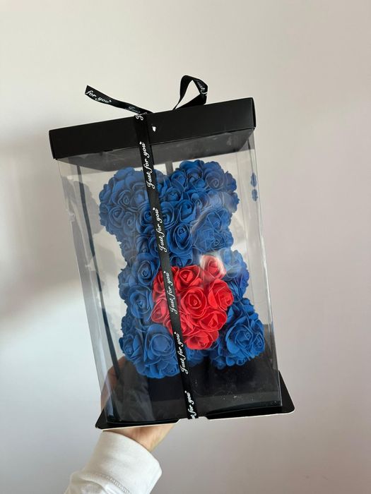 Ursi decorativi din trandafiri de sapun