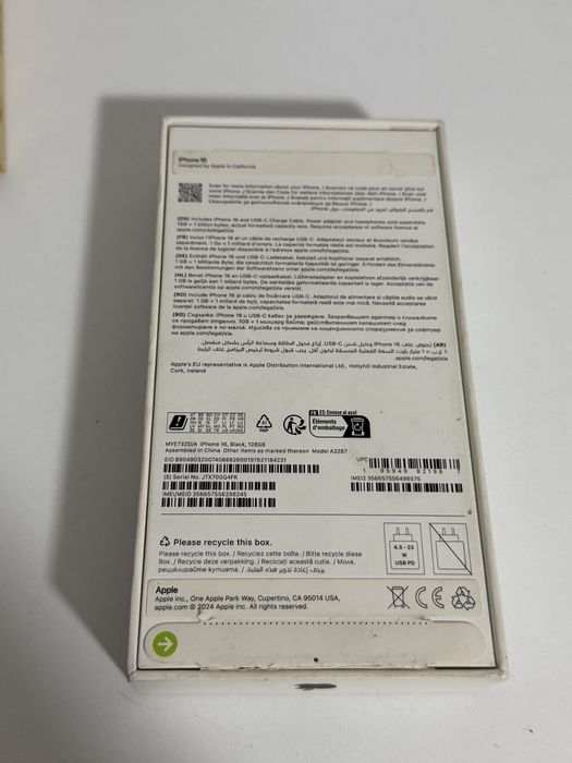 iPhone 16 87% fullbox impecabil