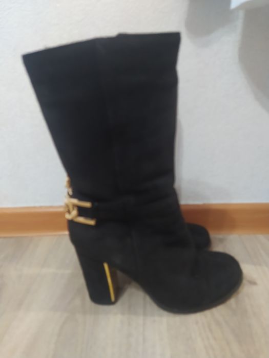 Сапоги ,  замша 38