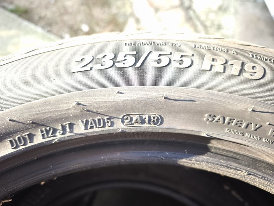 Kumho 4бр. 235/55/19 летни, борд