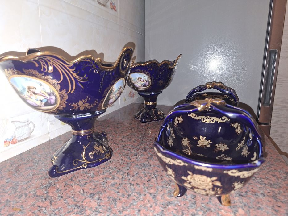 Ваза для фруктов фарфоровая