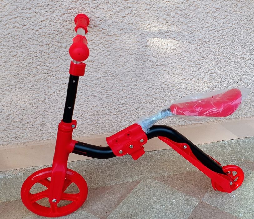 Trotineta/ pliabilă/ 100kg/ Aluminiu/ Roti 200mm/ Freestyle/copii/ NOU/ Bicicleta echilibru/3 in 1