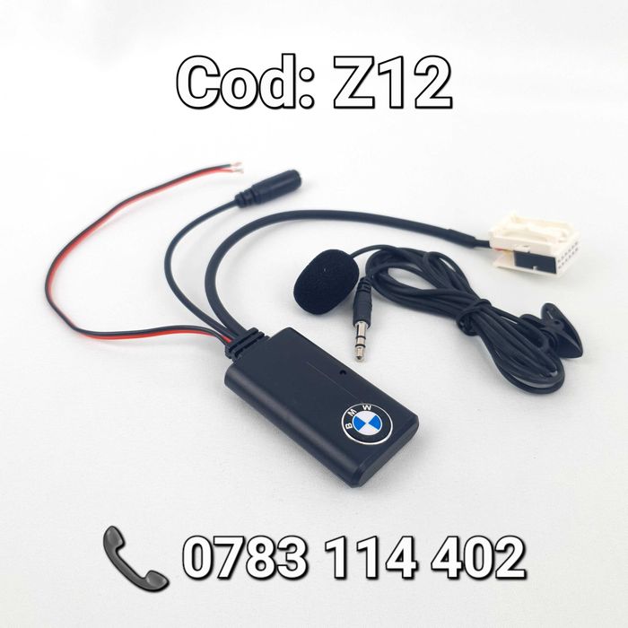 Mufa-Adaptor-Modul-Intrare Audio-Aux-Bluetooth BMW E60 E87 E81 E90-Z12