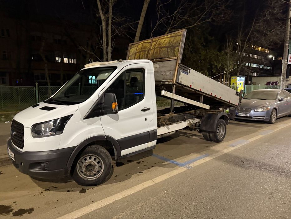 Ford L3 Basculabil Basculare 2019 Punte Dubla Unic Proprietar de noua Km reali Carte service kit distribuție și kit ambreiaj schimbat Transit Camioneta Dokka Bena Tranzit NU Iveco 35c Nu Mercedes Spriter