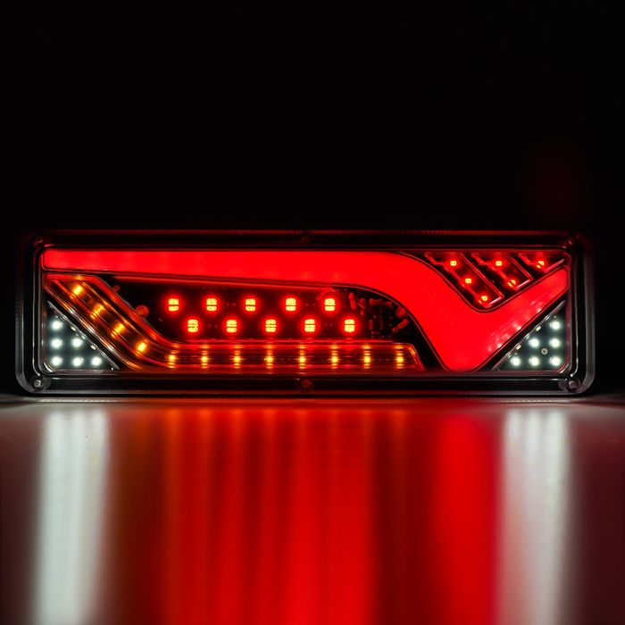 Set 2 Stopuri Spate LED 12V - 24V pentru Camioane Remorci Autoturisme