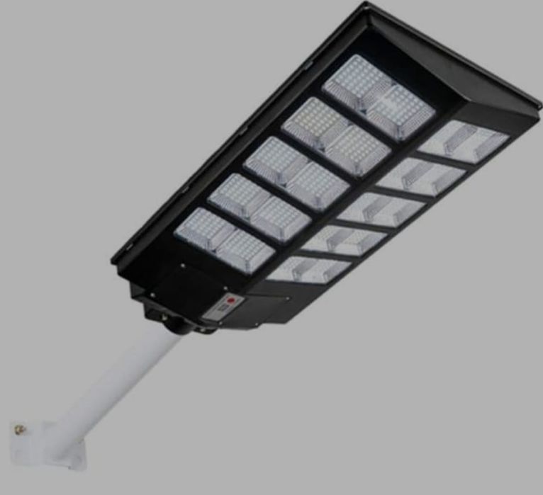 Lampa Solară Dublă 1000W cu LED-uri Generație Nouă, IP67, Telecomandă, Autonomie 14h