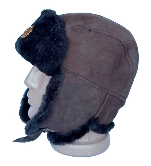 Руски, съветски шлемофон от фина агнешка естествена кожа.