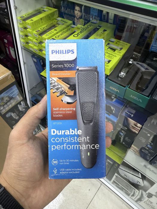 Триммер Philips beardtrimmer series 1000 без проводной