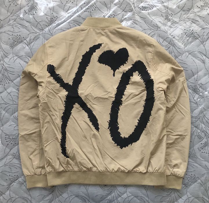 XO The Weeknd X H&M Bomber Jacket страхотно яке/бомър - L